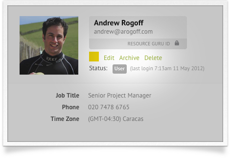 Resource archiving
