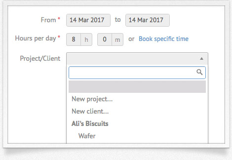Centralized projects & clients